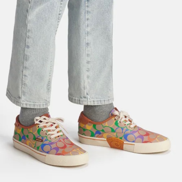 Coach Shoes Coach Citysole Skate Sneaker In Rainbow Signature